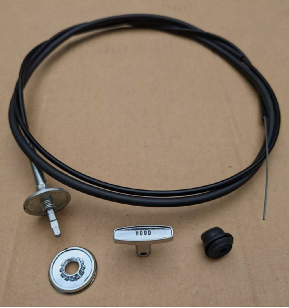 1966 DODGE CHARGER HOOD RELEASE CABLE KIT